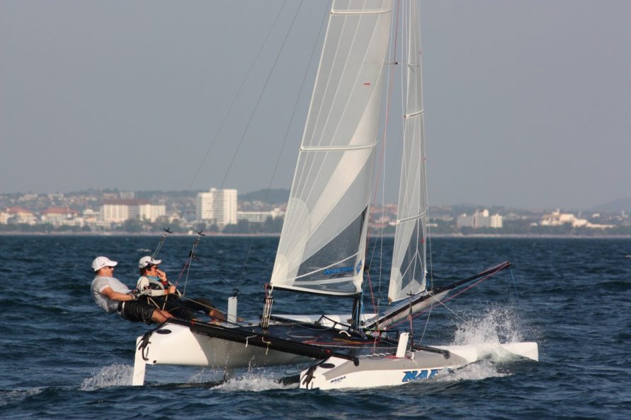 stealth f16 catamaran for sale